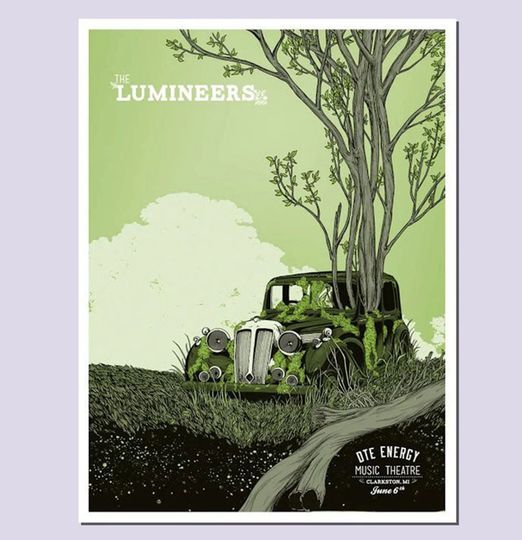 Discover The Lumineers Tour Dates Poster Un,The Lumineers Lovers Poster