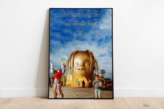 Discover Travis "Astroworld" Album Poster