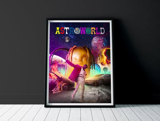 Discover Astroworld Poster/ Travis Scott Album Print/ Travis Scott Poster