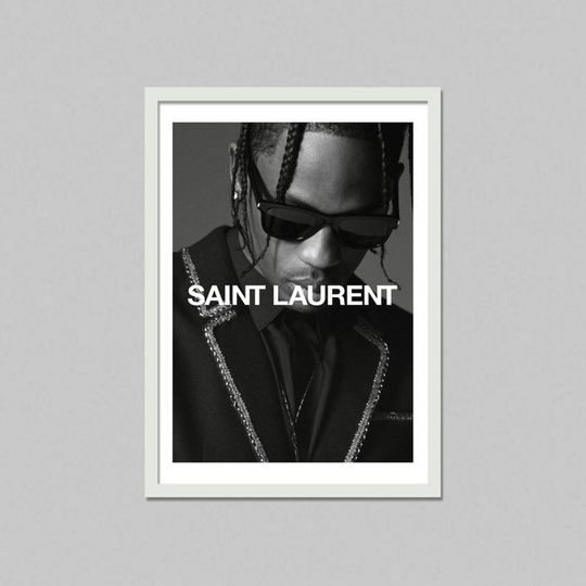 Discover Travis Scott Luxury Fashion Poster
