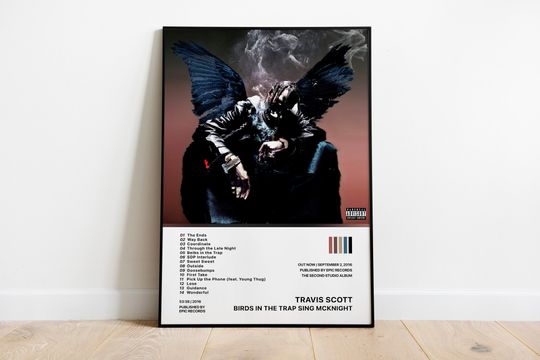 Discover Birds in the Trap Sing McKnight, Travis Scott  Clean Album Poster