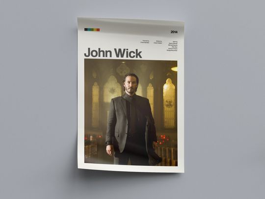 Discover John Wick Movie Poster, John Wick Poster Wall Decor