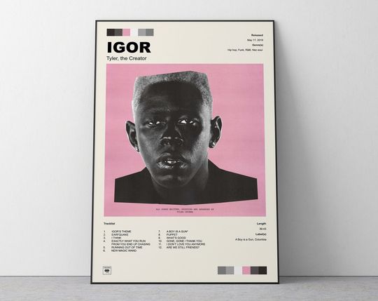 Discover Tyler, The Creator - IGOR Album Poster