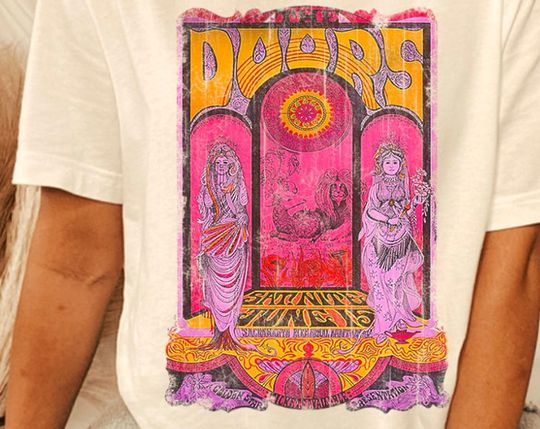 Discover Doors Flower Graphic Tee Unisex Fit