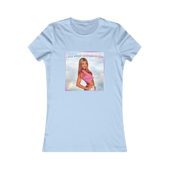 Discover Britney Spears Tshirt I Only Accept Apologies in Cash