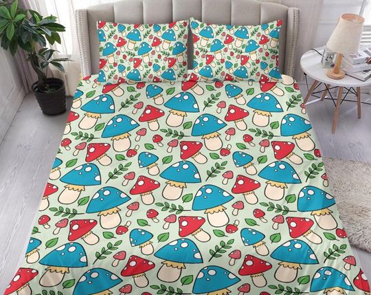 Discover Mushroom Bedding Set