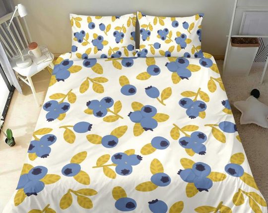 Discover Blueberry Bedding Set