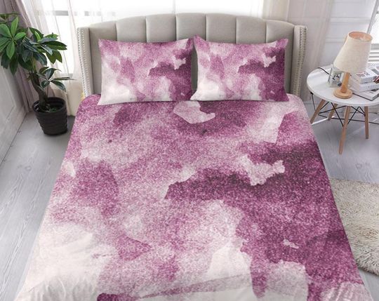 Discover Purple Watercolor Bedding Set