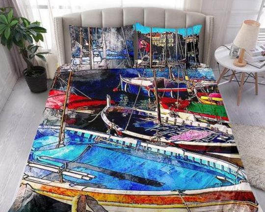 Discover Harbor Bedding Set