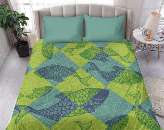Discover Fishes Bedding Set