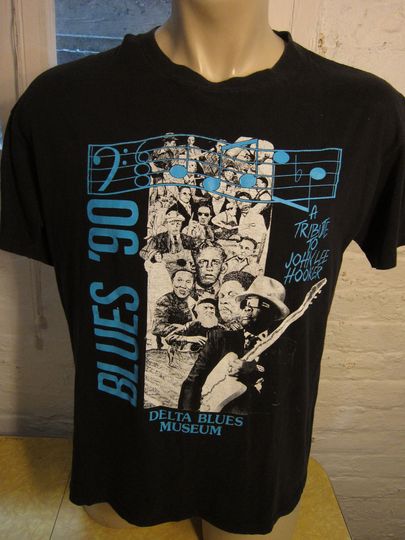 Discover 1990 Tribute to John Lee Hooker Concert Shirt