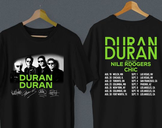 Discover Duran Duran Awaited North American Tour 2022 T-Shirt