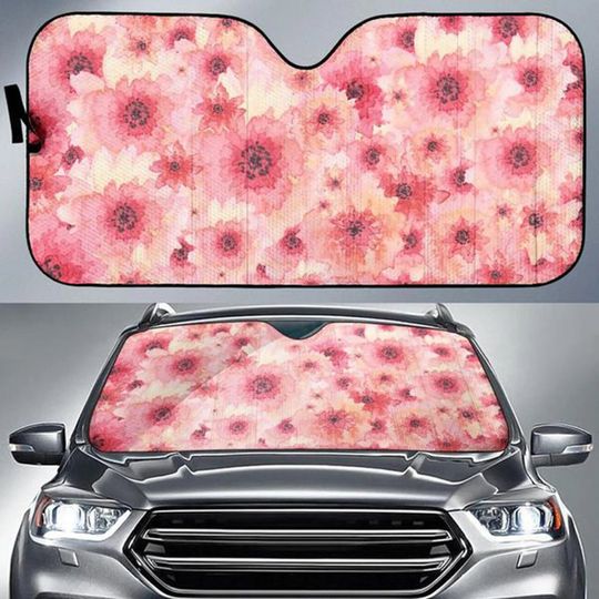 Discover Floral Car Sun Shade Flower Auto Sun Shade