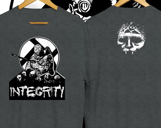 Discover Integrity (hardcore punk metalcore metal) band double sided shirt