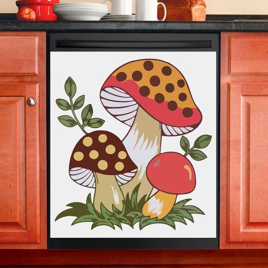 Discover Merry Mushroom Dish washer Cover