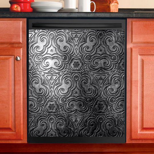 Discover Beautiful Dark Vintage Floral Dish Washer Covers