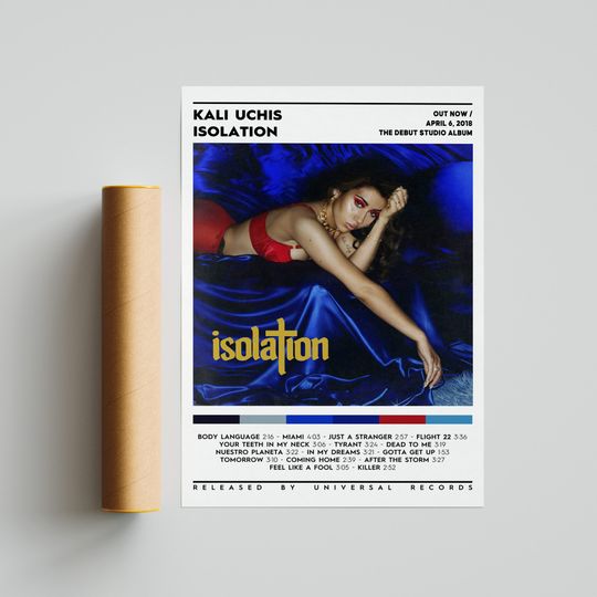 Discover Kali Uchis - Isolation Album Poster / Album Cover Poster