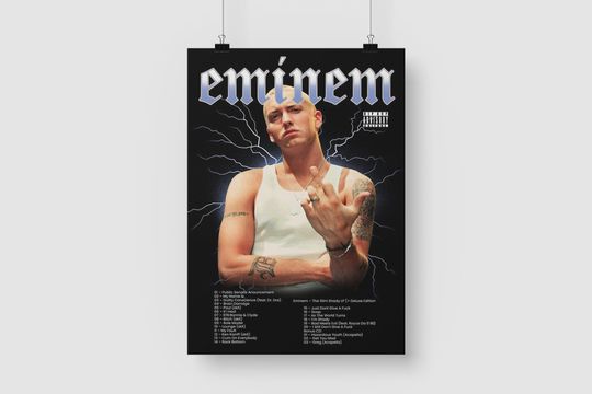 Discover Eminem Posters, Wall Decor Poster| Music Poster