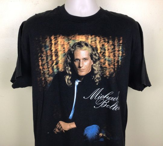 Discover Vtg 1994 Michael Bolton World Tour Concert T-Shirt