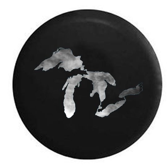 Discover Smokey Michigan Spare Tire Cover