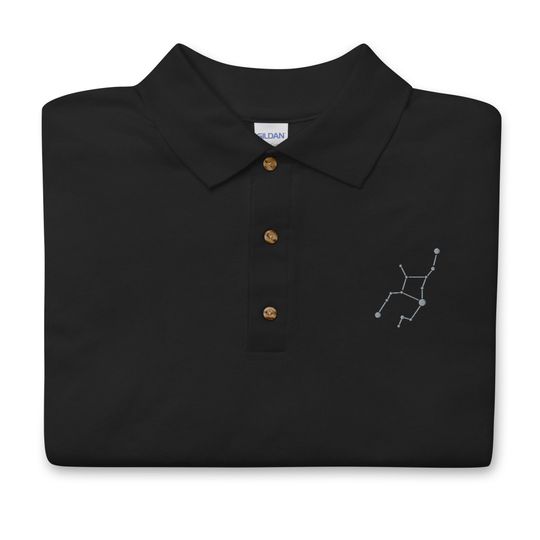 Discover Constellation Embroidered Polo Shirt