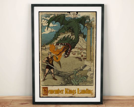 Discover Medieval Style GOT Game of Thrones Premium Matte Vertical Poster