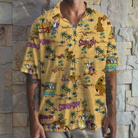 Discover 3D Scooby-Doo Dog Tropical Hawaiian Shirt