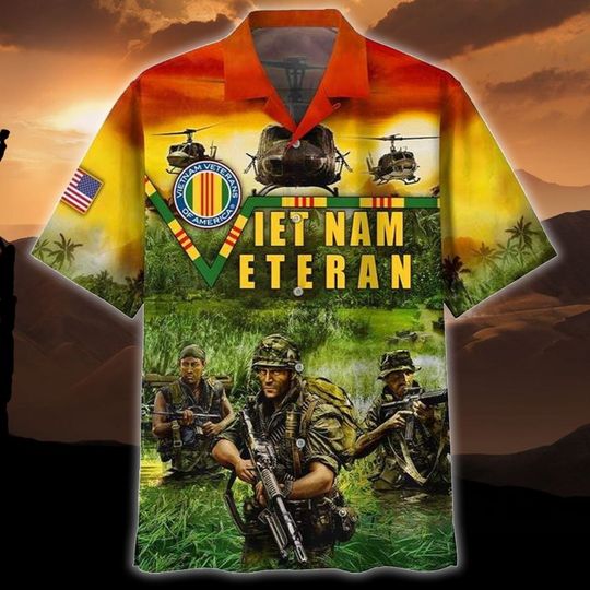 Discover Vietnam Veteran Of America Hawaiian Shirt