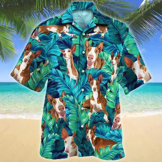 Discover Ibizan Hound Dog Lovers Hawaiian Shirt
