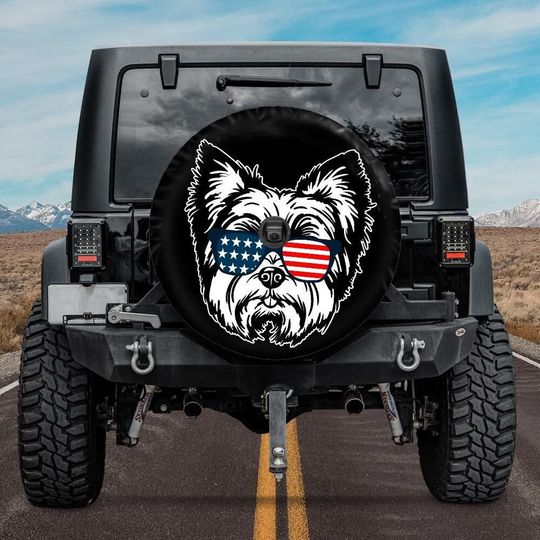 Discover Yorkie Spare Tire Cover