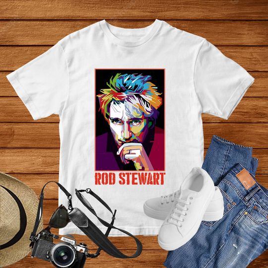 Discover Rod Stewart Art T-Shirt