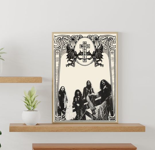 Discover Black Sabbath Band Vintage Poster