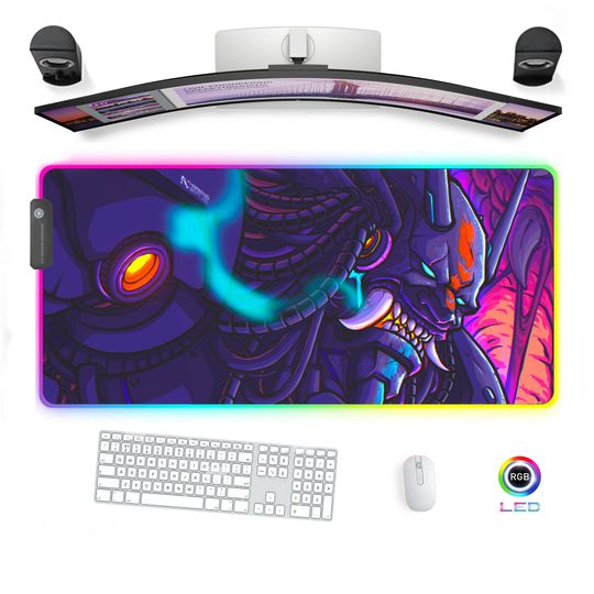 Discover Anime Monster LED RGB mouse pads