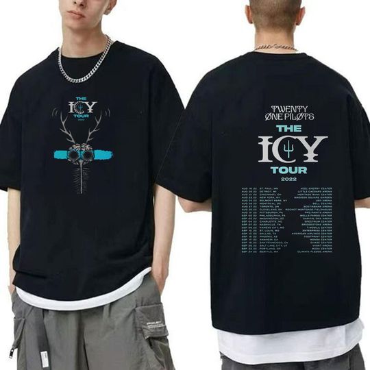 Discover The Icy Tour 2022 Shirt, Twenty One Pilots Music Tour Shirt
