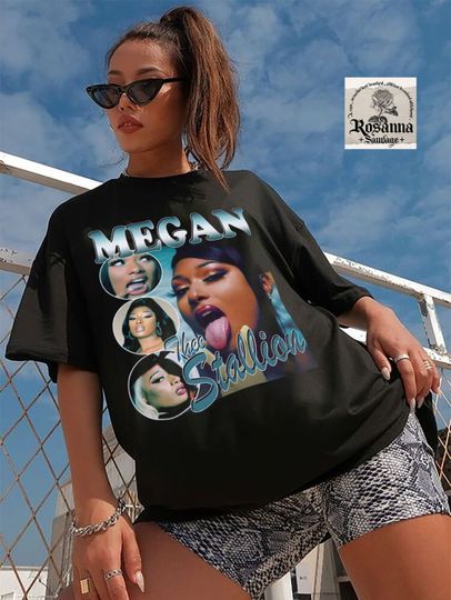 Discover Megan Thee Stallion shirt, Megan Thee Stallion vintage homage shirt