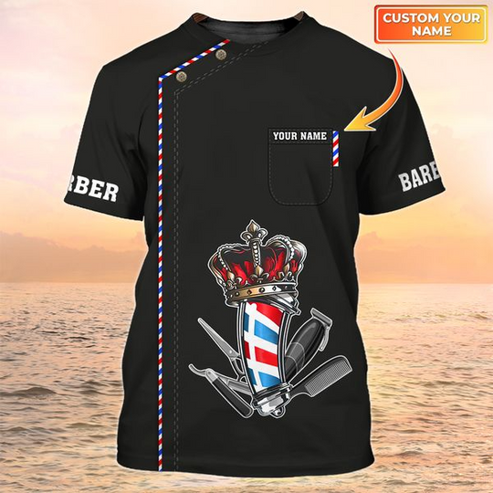 Discover Personalized Barber Shop T-Shirt