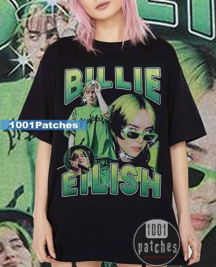 Discover Vintage Billie Eilish T-Shirt , Billie Eilish Crewneck Shirt