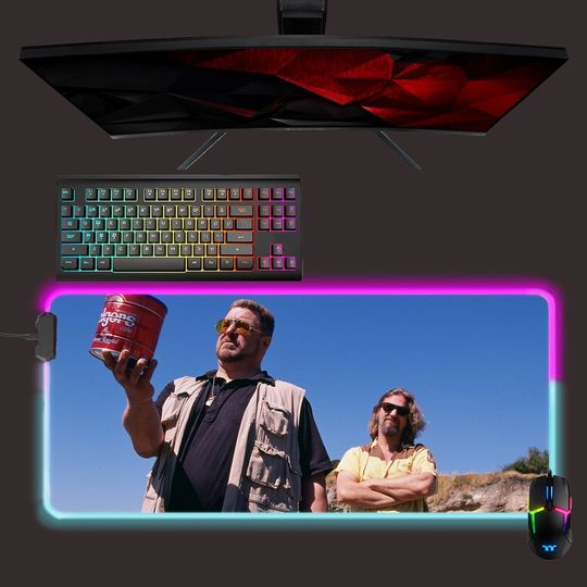 Discover The Big Lebowski LED RGB mouse pads