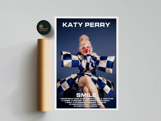 Discover Katy Perry Smile Album Poster / Room Decor