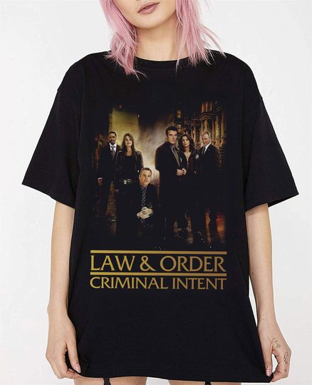 Discover Law and Order Shirt, Elliot Stabler and Olivia Benson Vintage T-Shirt