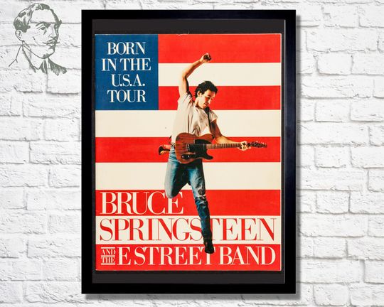 Discover Bruce Springsteen Vintage Tour Poster -