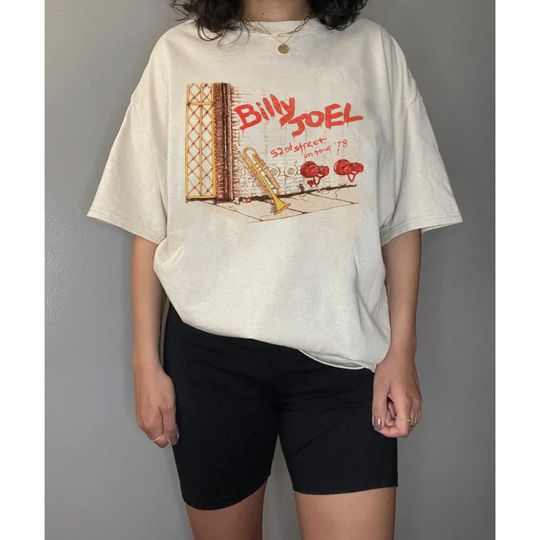 Discover Vintage 1978 Billy Joel T-Shirt, Billy Joel shirt