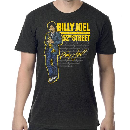 Discover Billy Joel 52nd Street Bricks Vintage T-Shirt