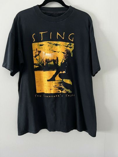 Discover 1993 Sting Ten Summoners Tour Concert T Shirt