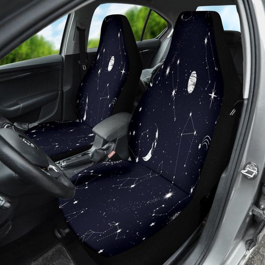 Discover Cosmic Nebula Galaxy Outer Space Car Seat Covers