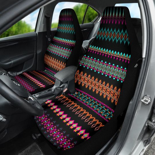Discover Ethnic Boho Style Ethnic Aztec Boho Chic Bohemian Pattern Car Seat Covers