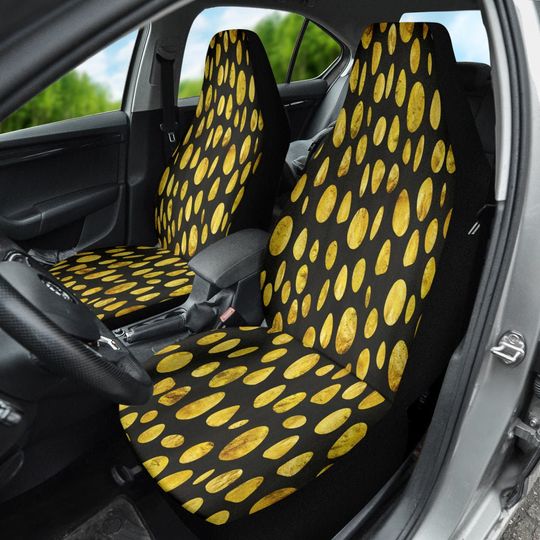 Discover Golden Dots Car Seat Covers