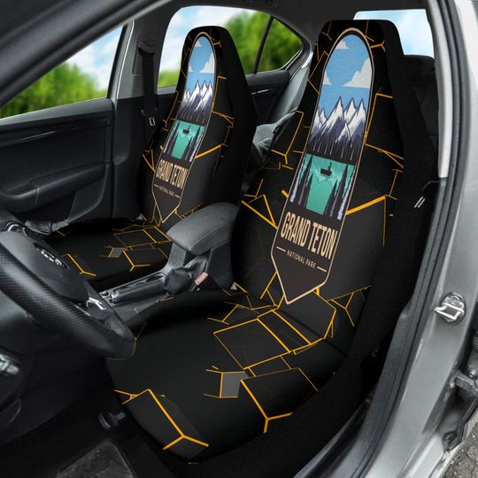 Discover Grand Teton National Park Car Seat Covers