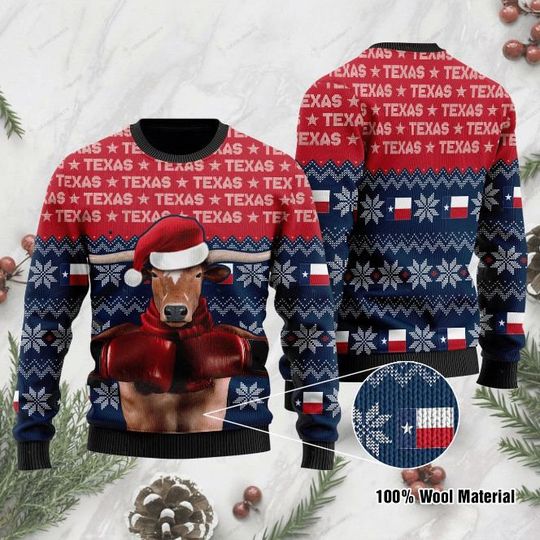 Discover Christmas Texas Sweater