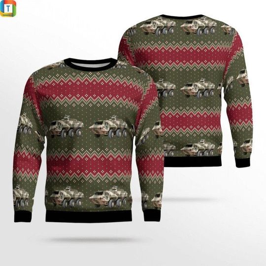 Discover Bundeswehr Fuchs Ugly Christmas 3D Sweater